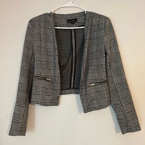 ❣️5 FOR $15!❣️ Love Tree | Womens Cropped Plaid Houndstooth blazer